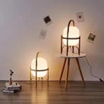 Moderne Houten Vloerlamp – Art Deco Staande Lamp, Huis en Inrichting, Verzenden, Nieuw