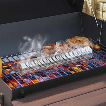 vidaXL Vaten Grill met Wielen en Planken 3 st 115 x 85 x 95, Verzenden, Nieuw