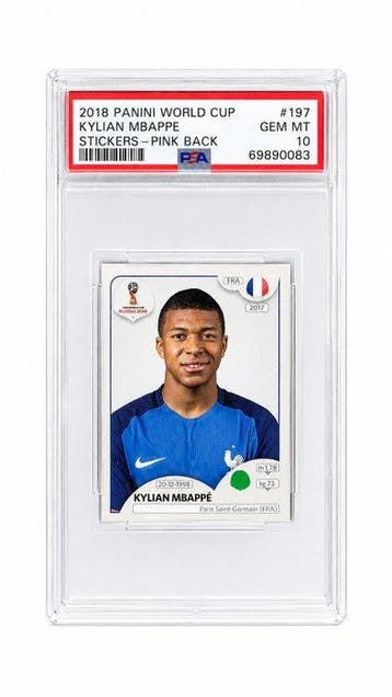 2018 Panini 2018 Panini World Cup Kylian Mbappe #197 Pink, Nieuw
