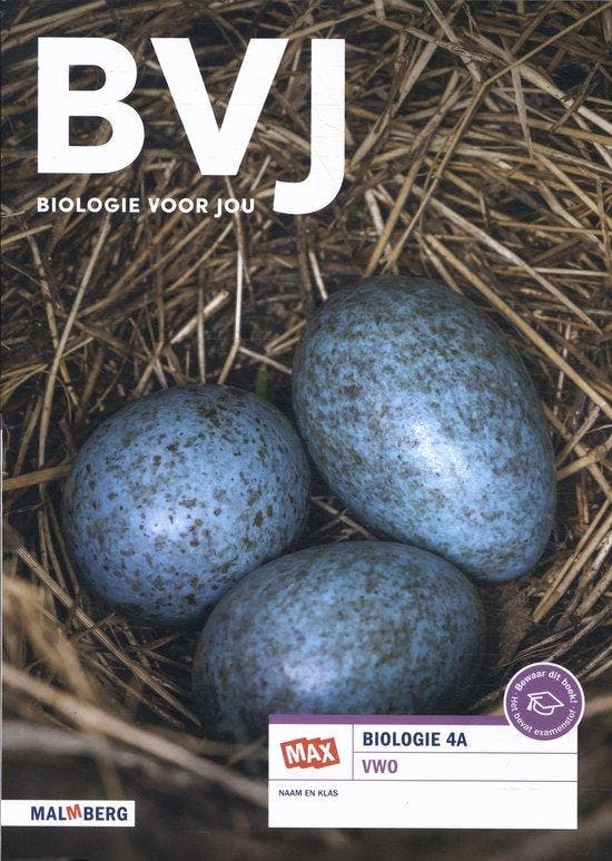 9789402068696 Biologie voor jou MAX 4 vwo deel A, Boeken, Schoolboeken, Zo goed als nieuw, Verzenden