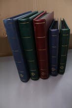 Wereld - 5 lege Leuchtturm PSII albums, Gestempeld