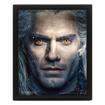 The Witcher Framed 3D Effect Poster 26 x 20 cm, Ophalen of Verzenden, Nieuw