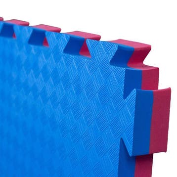 Puzzelmatten 2cm dik Blauw/Rood, Ophalen, Nieuw