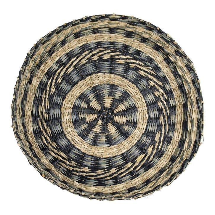 Wanddecoratie Zeegras mandje zwart dicht, Tuin en Terras, Tuinwanddecoratie, Verzenden