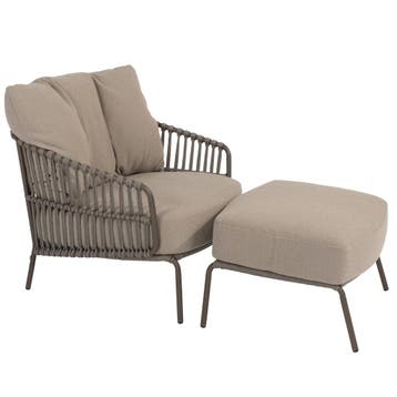 Capalbio voetenbank terre 4 Seasons Outdoor, Ophalen of Verzenden, Nieuw