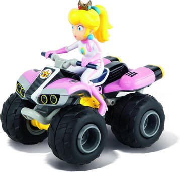 RC Quad Mario Peach 19,5cm | Tweedekansje | OP=OP, Hobby en Vrije tijd, Modelbouw | Radiografisch | Auto's, Elektro, Gebruikt