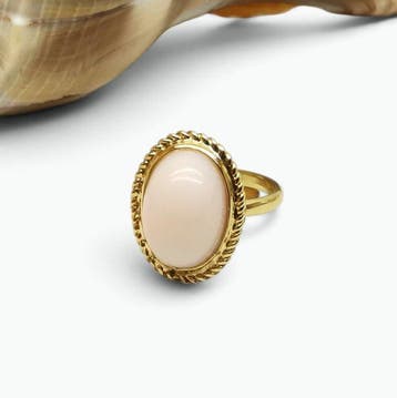 Koraal - Zilver - Ring - Italiaans vakmanschap
