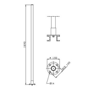 Bieden: Comrod Antenna VHF AV8 1.7 m 2 dBi 118-144 MHz, Ophalen of Verzenden, Nieuw, Kabel of Apparatuur