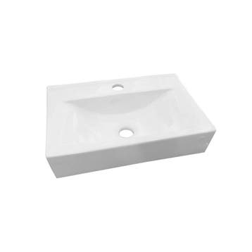 Wastafel Best Design Train Rechthoek Keramiek 45x30,5x10 cm, Doe-het-zelf en Verbouw, Sanitair, Ophalen of Verzenden, Nieuw, Overige typen