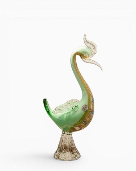 Murano - sculptuur, Heron - 33 cm - Muranoglas - 1970, Antiek en Kunst, Antiek | Overige Antiek