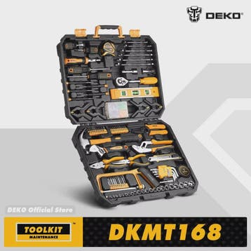 DEKO 208-delige Handgereedschapset met Gereedschapskist - Mu, Verzenden, Nieuw