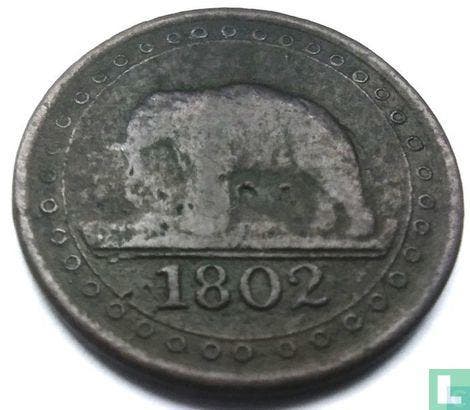 Ceylon 1/192 rixdollar 1802, Postzegels en Munten, Munten | Azië, Losse munt, Verzenden