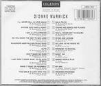Legends In Music: Dionne Warwick 5018482100823, Verzenden, Nieuw in verpakking