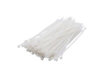 Kabelbinders transparant 2,5 × 100 mm, 100 stuks (Ty-rap/zip, Ophalen of Verzenden, Nieuw