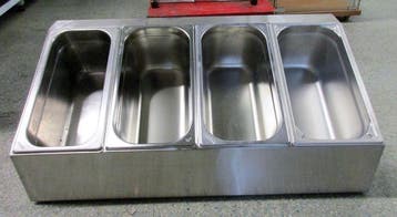 RVS Bestek uitgifteunit, B70,5 x D35 x H27cm, Gebruikt
