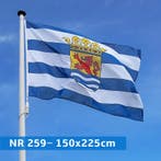NR 259: Vlag Zeeland 150x225cm premium, Nieuw