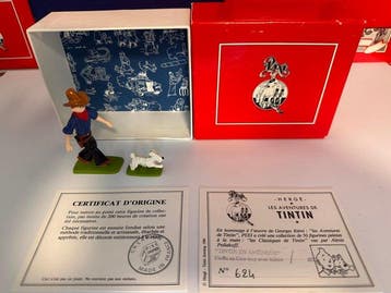 Pixi 4522 - Beeldje - Tim als Cowboy mit Milou - Tin, Nieuw