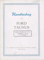 1950 Ford Taunus Handleiding, Verzenden