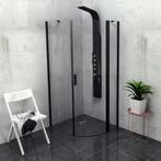Douchecabine Sapho Zoom Line Black Kwartrond Draaideur 90x90, Ophalen of Verzenden, Nieuw, Overige typen