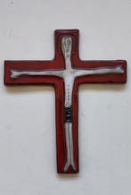 Kruis - Aardewerk - 1970-1980 - Oswald Tieberghien - 21 cm