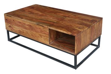 In hoogte verstelbare salontafel MAKASSAR FUNCTION 110cm, Ophalen of Verzenden, Nieuw