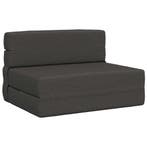 vidaXL Vouwbare Bankbed Donkergrijs 70 x 80 x 60 cm Stof, Huis en Inrichting, Banken | Bankstellen, Verzenden, Nieuw, Stof, Minder dan 150 cm