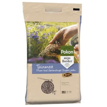 Pokon tuinmest | 50 m² (Border, 5 kg, Bio-label), Tuin en Terras, Aarde en Mest, Verzenden