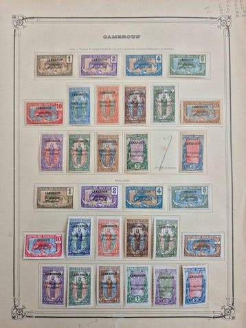 Kameroen 1916/1952 - Collectie van CAMEROUN, tussen nr. 67, Gestempeld
