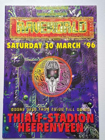 Raveworld saturday 30 march 96 Thialf stadion Heerenveen, Verzenden, Nieuw