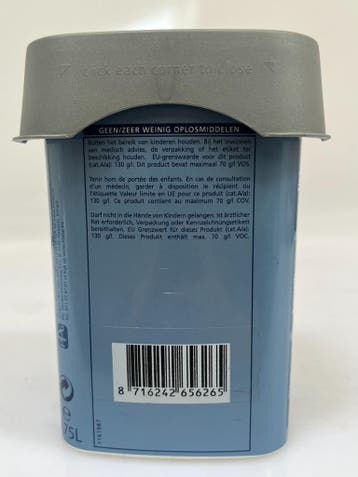 Histor Zijdeglans lak Hoornwit 6763 0,75L – nieuw, Doe-het-zelf en Verbouw, Verf, Beits en Lak, Verzenden, Wit, Nieuw, Lak
