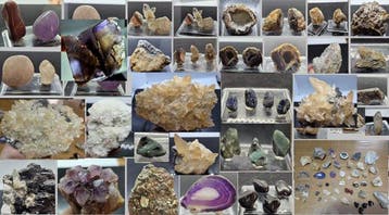 Gemengd Lotto, Combo 57 stuks (fluorieten Illinois, calciet