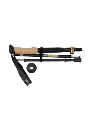 Highlander wandelstok (enkel) Skye FZ Carbon 5-delig opvo..., Sport en Fitness, Bergsport en Wandelen, Verzenden, Nieuw