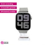 Apple Watch Serie 8 41mm Zilver | 12 maanden garantie, Stressniveau, Verzenden, IOS, Zo goed als nieuw