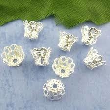 20 x filigraan mini kralenkapjes 6mm (Sieradenonderdelen), Ophalen of Verzenden, Nieuw, Kraal