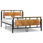 vidaXL Bedframe metaal 140x200 cm, Huis en Inrichting, Slaapkamer | Bedden, Verzenden, Zwart, 140 cm, 200 cm
