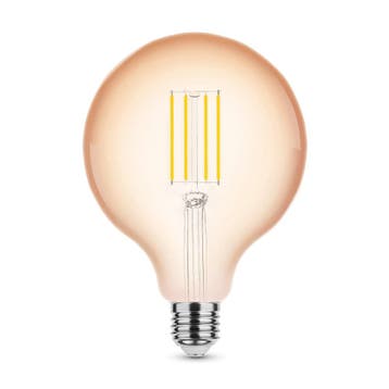 Modee LED Globelamp G125 E27 4W 300lm 1800K Amber Dimbaar, Ophalen of Verzenden, Nieuw