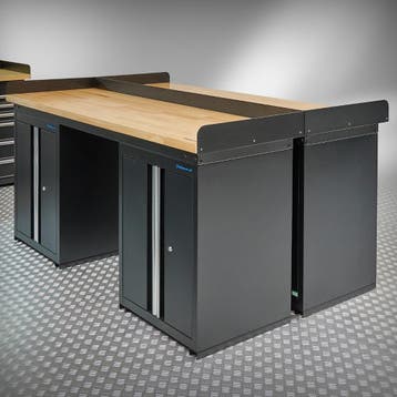 Datona Werkbank PRO - 2x 200 cm - eiken - 4 opbergkasten -, Ophalen of Verzenden, Nieuw