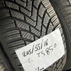 2 x Continental Winter TS850 205-55-16 Winterbanden 7mm, Gebruikt, 16 inch, Band(en), Personenwagen