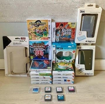 Nintendo - 2DS / 3DS - 19 Games [3x sealed] + accessories -, Spelcomputers en Games, Nieuw