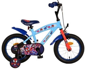 Spidey Kinderfiets - Jongens - 14 inch - Blauw, Fietsen en Brommers, Fietsen | Kinderfietsjes, Overige merken, Zijwieltjes, Nieuw