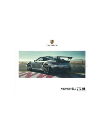 2018 PORSCHE 911 GT2 RS HARDCOVER BROCHURE FRANS, Nieuw, Porsche, Author
