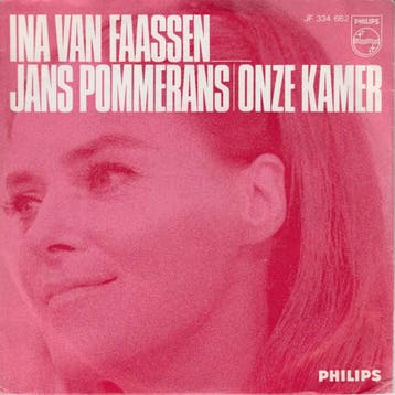 vinyl single 7 inch - Ina Van Faassen - Jans Pommerans /..., Verzenden, Zo goed als nieuw, 7 inch, Nederlandstalig