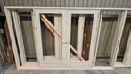 Openslaande dubbele set deuren met kozijn Tuindeuren Meranti, Doe-het-zelf en Verbouw, Deuren en Horren, Nieuw, Ophalen of Verzenden