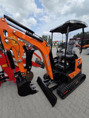 Kingway minigraafmachine minigraver wiellader ZIE ACTIE, Verzenden, Graafmachine