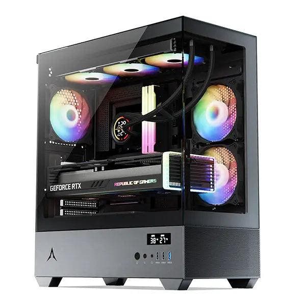 SPIRE Marine U30P RGB BLACK PC case Gamer behuizing Gehard, Computers en Software, Computerbehuizingen, Verzenden