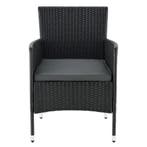 Loungeset Fort Myers - Zwart, Verzenden, Nieuw