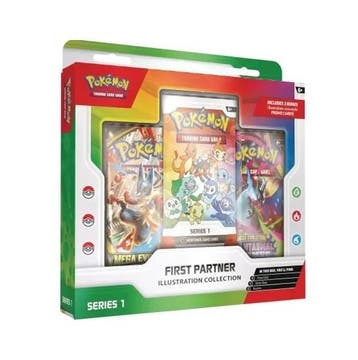 Pokemon TCG First Partner Illustration Collection - Series 1, Verzenden, Nieuw, Overige typen, Foil