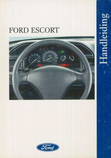 1994 Ford Escort Instructieboekje Handleiding Nederlands, Verzenden