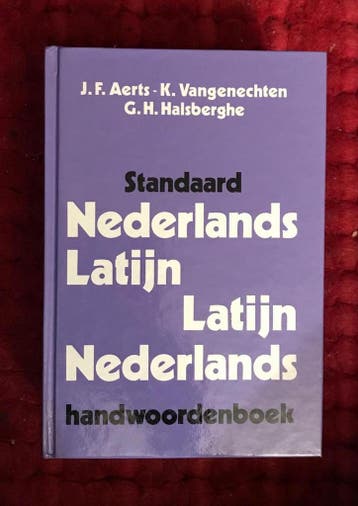 LATIJN-NEDERL./NEDERL.-LATIJN HANDWOORDE - J.F. Aerts, Boeken, Verzenden, Gelezen, J.F. Aerts
