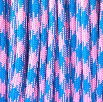 Rol 100 meter - Bubblegum Paracord 550 - #28, Ophalen of Verzenden, Nieuw, Draad